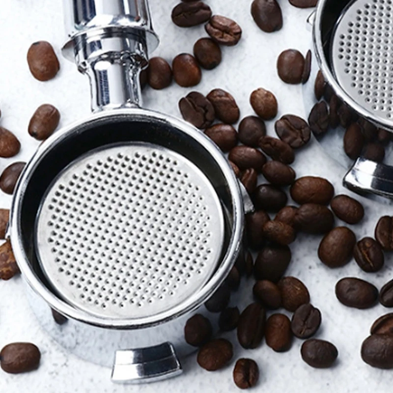 Kopi Bottomless Portafilter 51Mm Aksesori pengganti untuk Delonghi EC680 EC685 Filter keranjang mesin Espresso