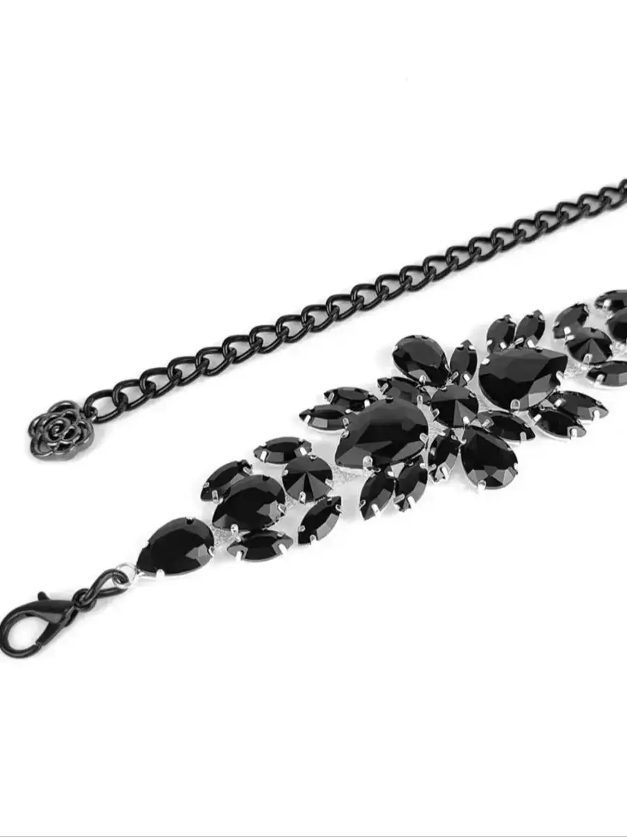 1 шт. женский ремень-цепочка со стразами и кристаллами, золотой пояс, праздничная рождественская одежда