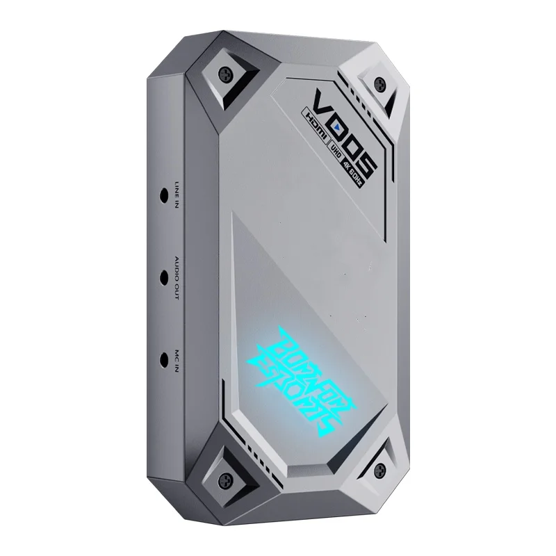 Cdragon Piva VD05 conmutador de transmisión en vivo, tarjeta de captura de vídeo tipo C, USB 3,0 HD, 4K, 60HZ, para grabación de juegos de Podcasting en Streaming