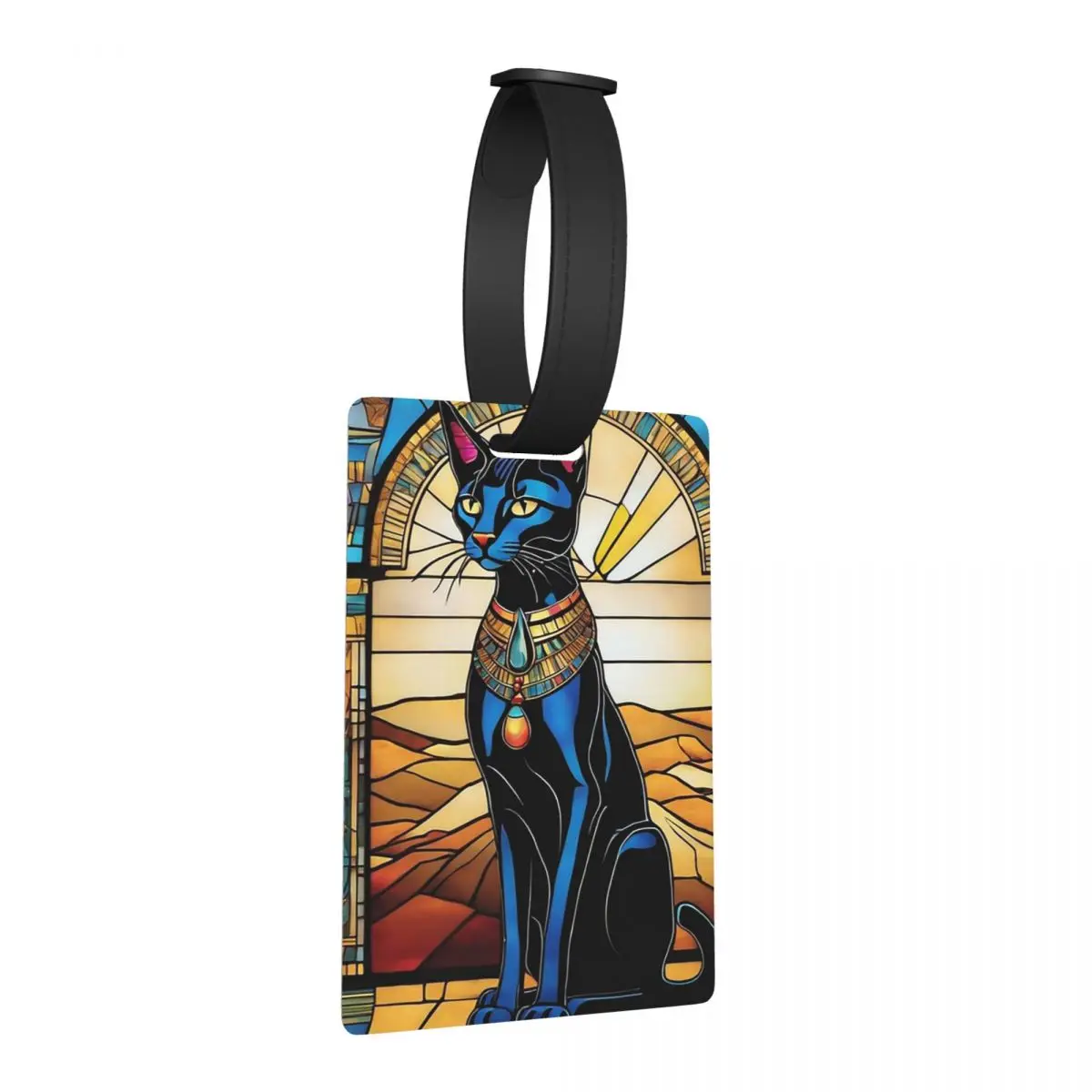 

Египетский кот. Бирки для багажа, аксессуары для чемоданов, этикетки для путешествий, держатели для багажных бирок, именные бирки с адресом