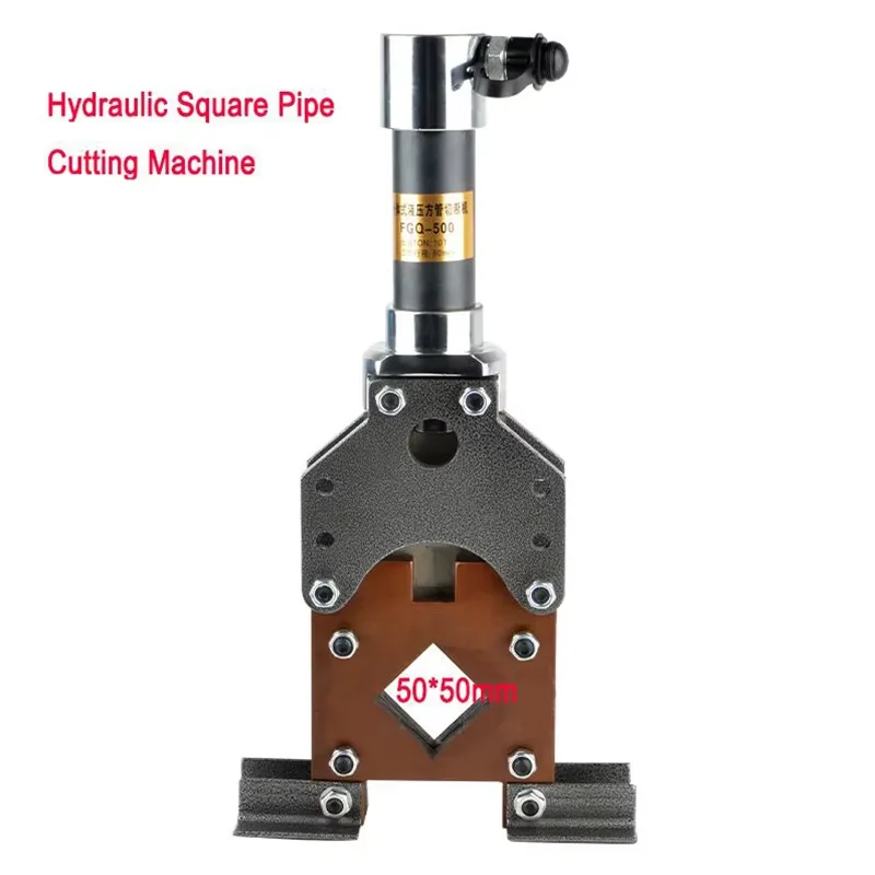 Portable Hydraulic Square Pipe Cutting Machine 50*50mm Angle Steel Cutter Electric Hydraulic Angle Iron Cutting Machine