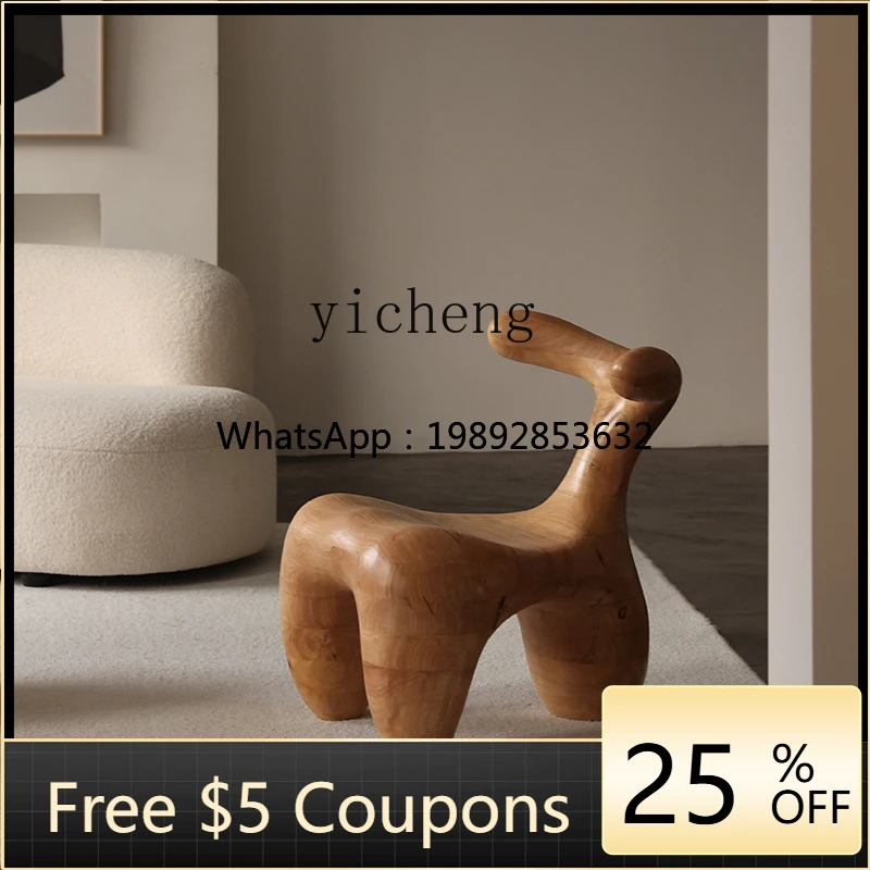 

1 white antique single sofa chair living room log style furniture villa pure solid wood leisure chair