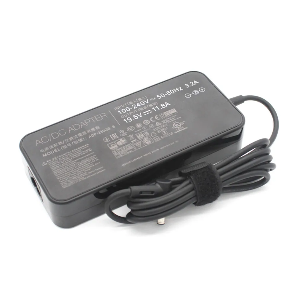 New 230W 19.5V 11.8A  Laptop Power Adapter Charger ADP-230GB B for ROG GL504 AC Adapter Charge Device 6.0*3.7mm