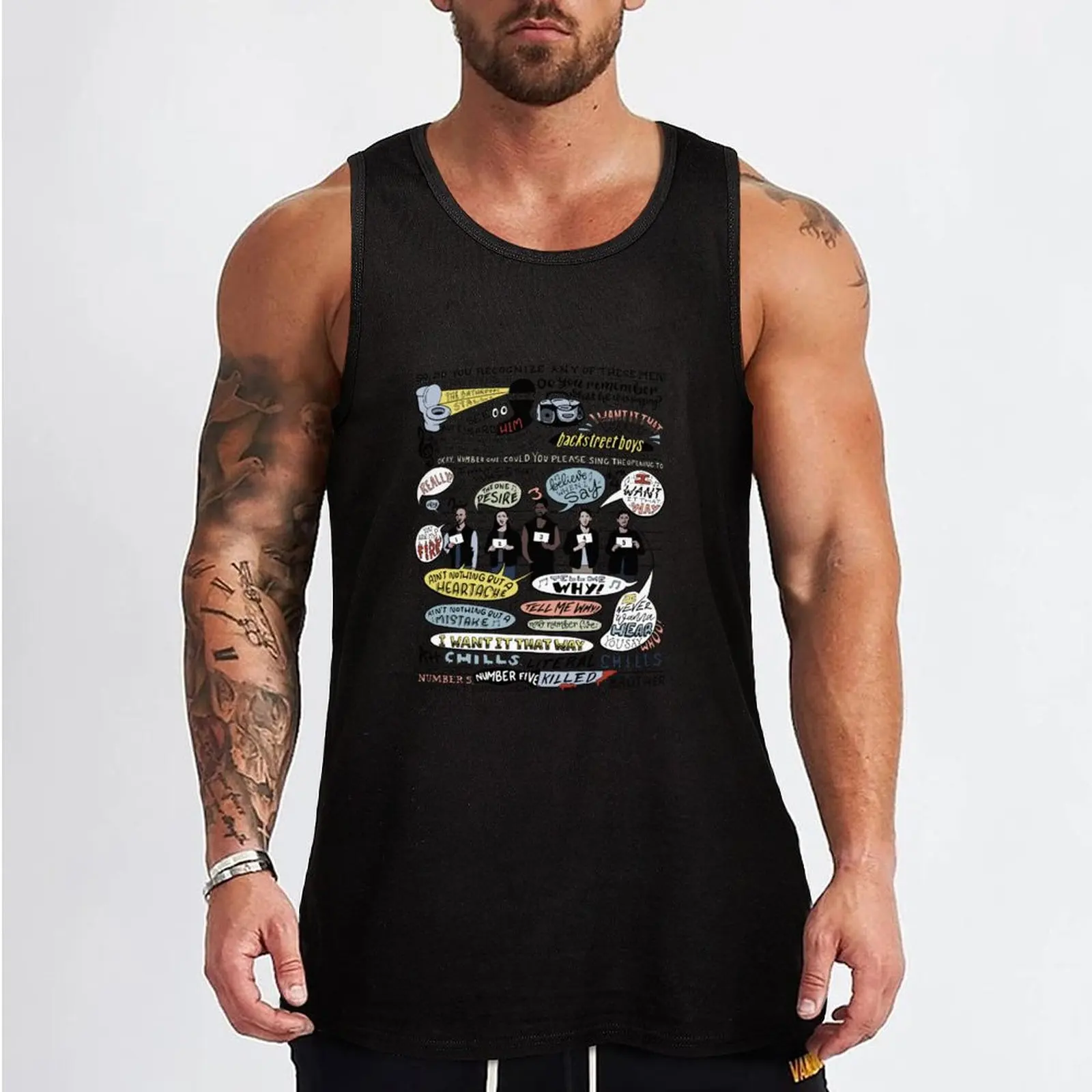 I Want It That Way B99 (Colorized) Tank Top Men's clothing brands Male vest