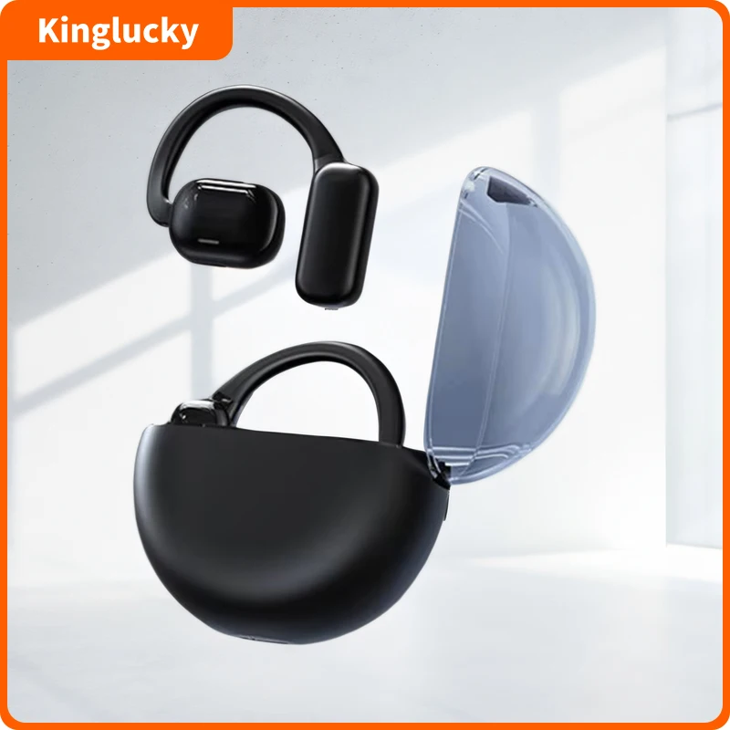 Kinglucky i27 Bluetooth 5.5 Ear hook Earphones Wireless Headphones IPX5 Waterproof Noise Reduction Sport Headset for Android iOS