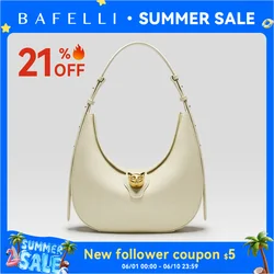 BAFELLI 2026 NEW WOMEN'S HANDBAG CAT SERIES GENUINE LEATHER LUXURY BRAND FASHION STYLE SHOULDER HOBOS LARGE SIZE BAGS FEMALE