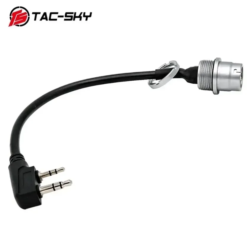 Conector DIY de rádio TAC-SKY U-283 para AN / PRC 148152152 uma caixa virtual Harris u283 compatível com Baofeng Walkie Talkie