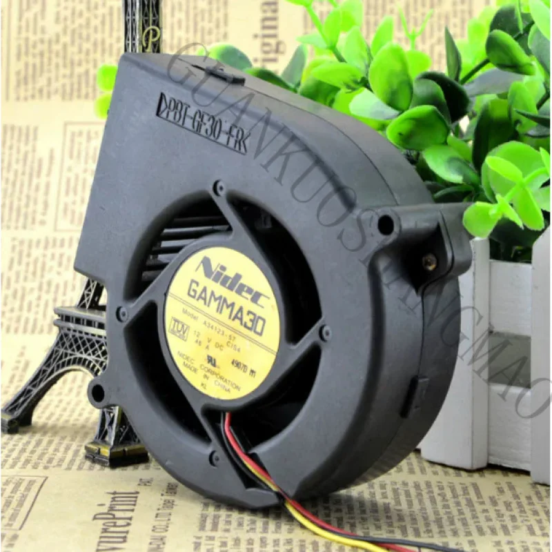 HJY...Brand New Nidec A34123-57 Blower Fan 9733 12V 0.46A 3-Wire Tachometer For Cisco WS-C3550-24 Switch