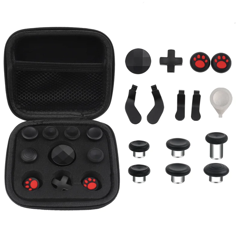 Kit de reparación de accesorios de juego duraderos para Xbox One Elite Series 2, controlador de Joystick, piezas de botones traseros de agarre analógico