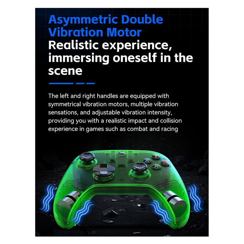 Pratico-Per Nintendo Switch1/2 Controller G6 Doppio Hall Wireless Bluetooth Gamepad Per Switch Pro Console Joystick di Controllo