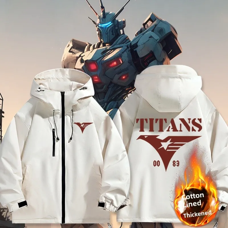 

Куртка MSZ Titans UC0087 из хлопка, утепленная, с капюшоном, на молнии, из полиэстера, с эластичным подолом