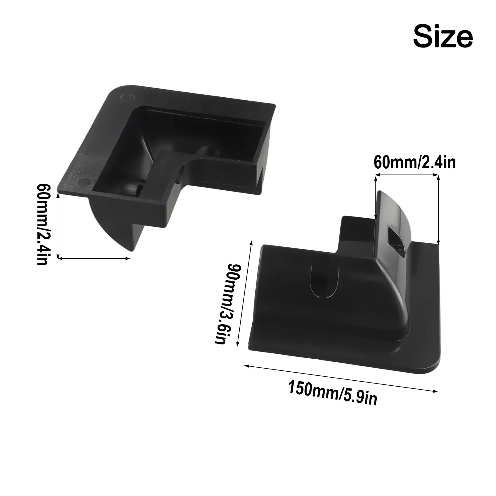 Solar Panel Mounting Brackets Corner Mounts Campervan Motorhome Caravan Solar Photovoltaic Panel Plastic Solar Power Parts