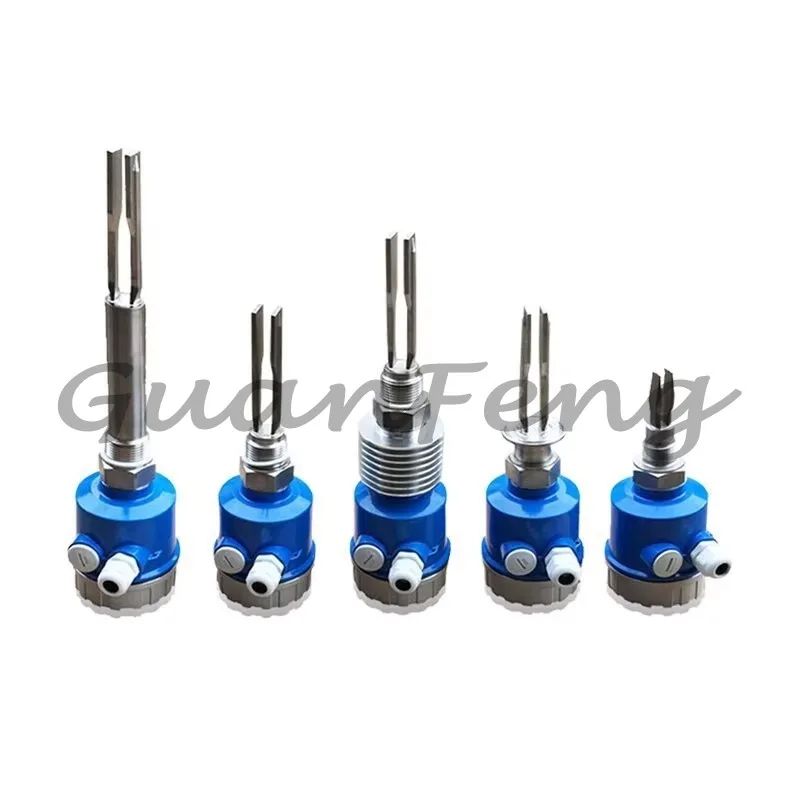 Intelligent Tuning Fork Liquid Solid Level Switch for Solid Particles ≤10MM, Rest Angle ≥200°