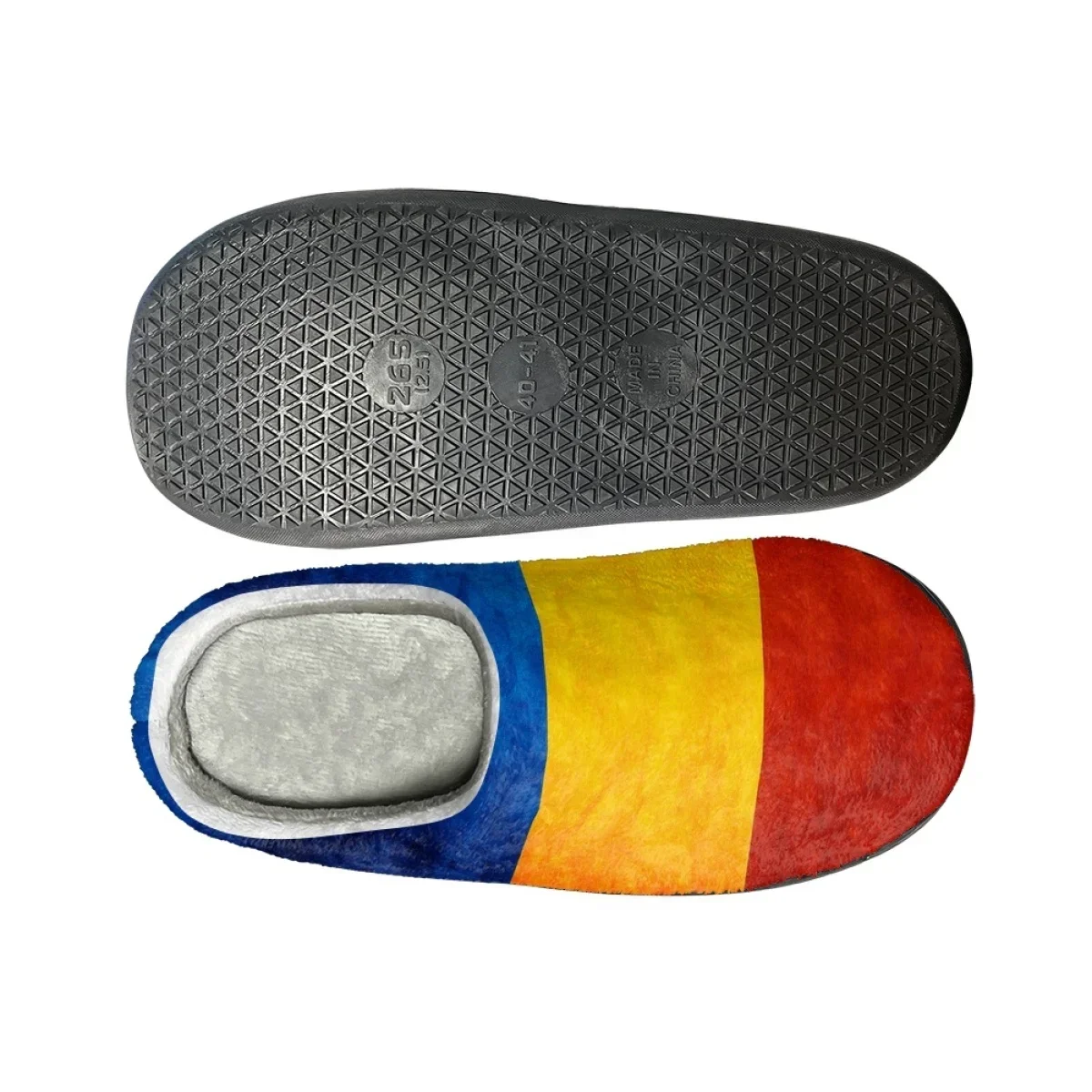 Casual Flats Indoor Floor Slippers Flag Of Romania Women's Warm Home Cotton Slippers Comfortable Non-slip Men Footwear Zapatos