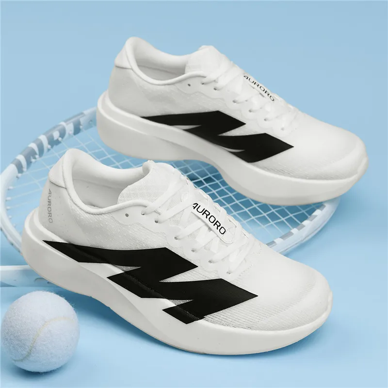 Men Carbon Plate Running Shoes Breathable Women Athletic Tennis Sneakers Cushion Sport Trainers Outdoor Marathon Jogging Shoes view 6