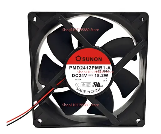 New For PMD2412PMB1-A 12038 120mm 24v 18.2w dual ball bearing cooling fan 120*120* 38MM