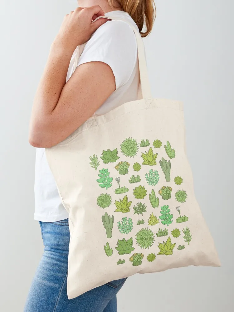 Succulents and cactus. For cacti plant lover Tote Bag Lady bag bag luxury women reusable shopping Canvas Tote