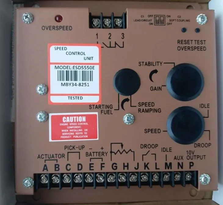 

Generator speed control board: ESD5550E / ESD5500E / ESD5522 / ESD5550 / ESD5570