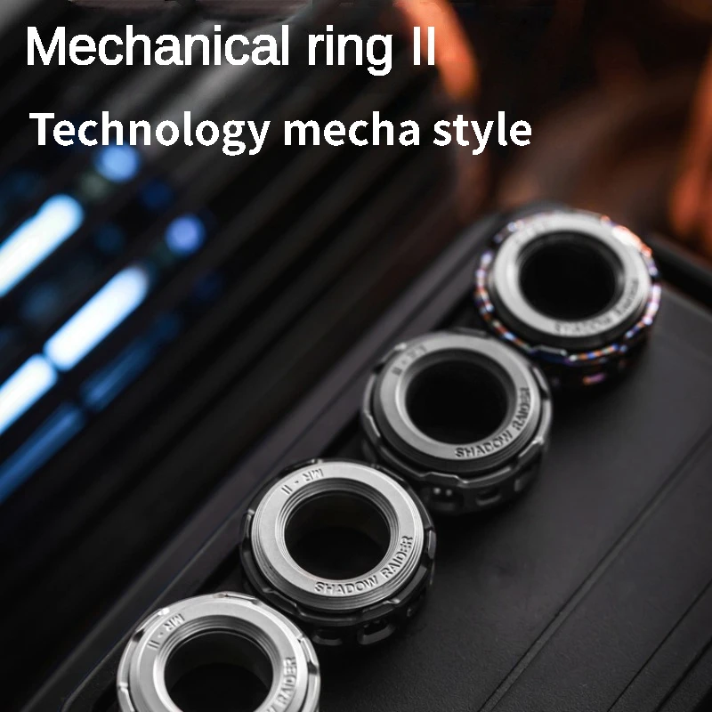 

Mechanical Ring 2 Generation Shadow Attack Pop Coin Push Brand Fidget Spinner EDC Adult Office Finger Decompression Toy Gift