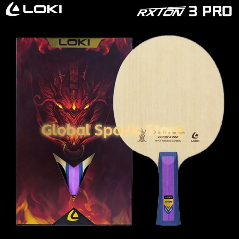 

LOKI Rxton 3 PRO Table Tennis Blade Plate 7layer 5wood 2carbon Pingpong Racket Professional Twith High Speed Good Control