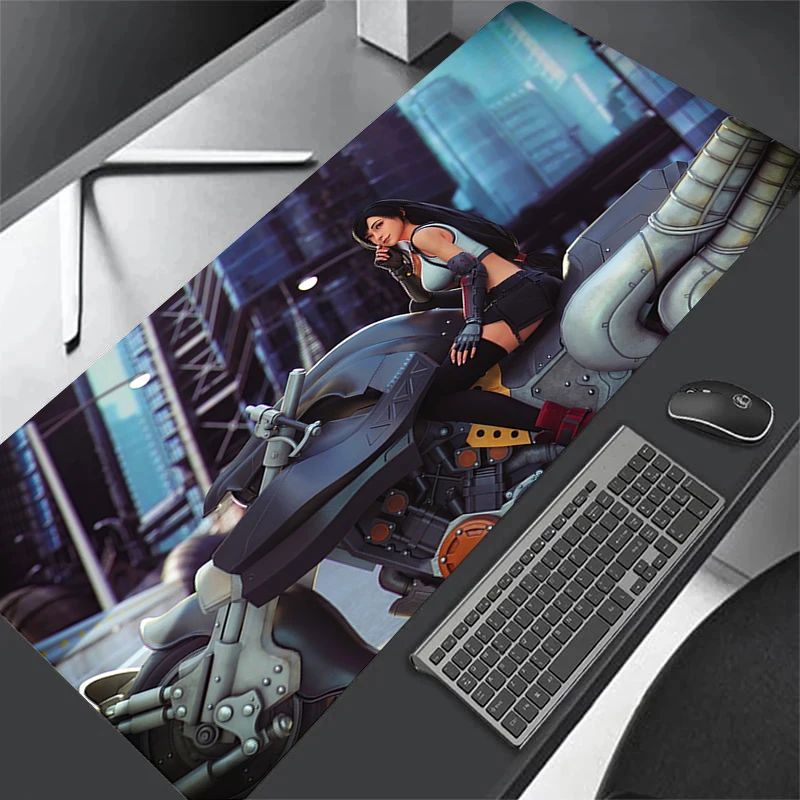90x40cm Final Fantasy Gaming Mouse Pad Gamer Rug Mousepad Pc Accessories Deskmat Computer Mat Laptop Mouse Mats Desk Mausepad