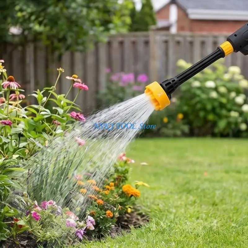 L8RC Practical Pressure Washer Guns Nozzle With 6 Sprays Setting Water Sprayer Tip For Patio Driveway And Auto Detailing