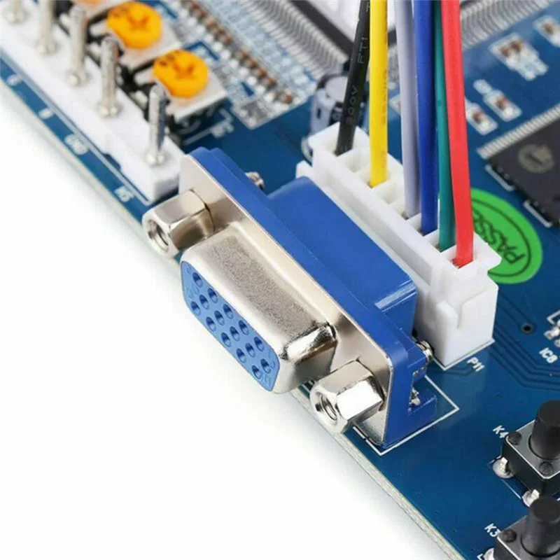 Placa conversora de saída de vídeo hd vga/rgb/cga/ega/yduv para hdmi-compatível para saída de vídeo de máquina de jogo azul arcade