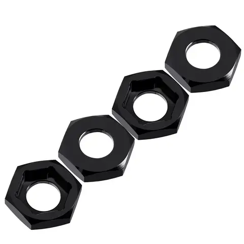 TRINOOD 4 st. aluminiumfälg sexkantsadapter 17 mm till 24 mm/12 mm till 17 mm drivnavkombinator för 1/8 RC crawlerbil buggy lastbilsdelar 10 best sales 17 mm till 24 mm sexkantsadapter - №1