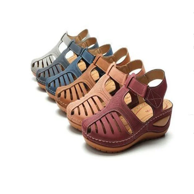 

Women Sandals Bohemian Style Summer Shoes For Women Summer Sandals With Heels Gladiator Sandalias Mujer Elegant Wedges Shoes