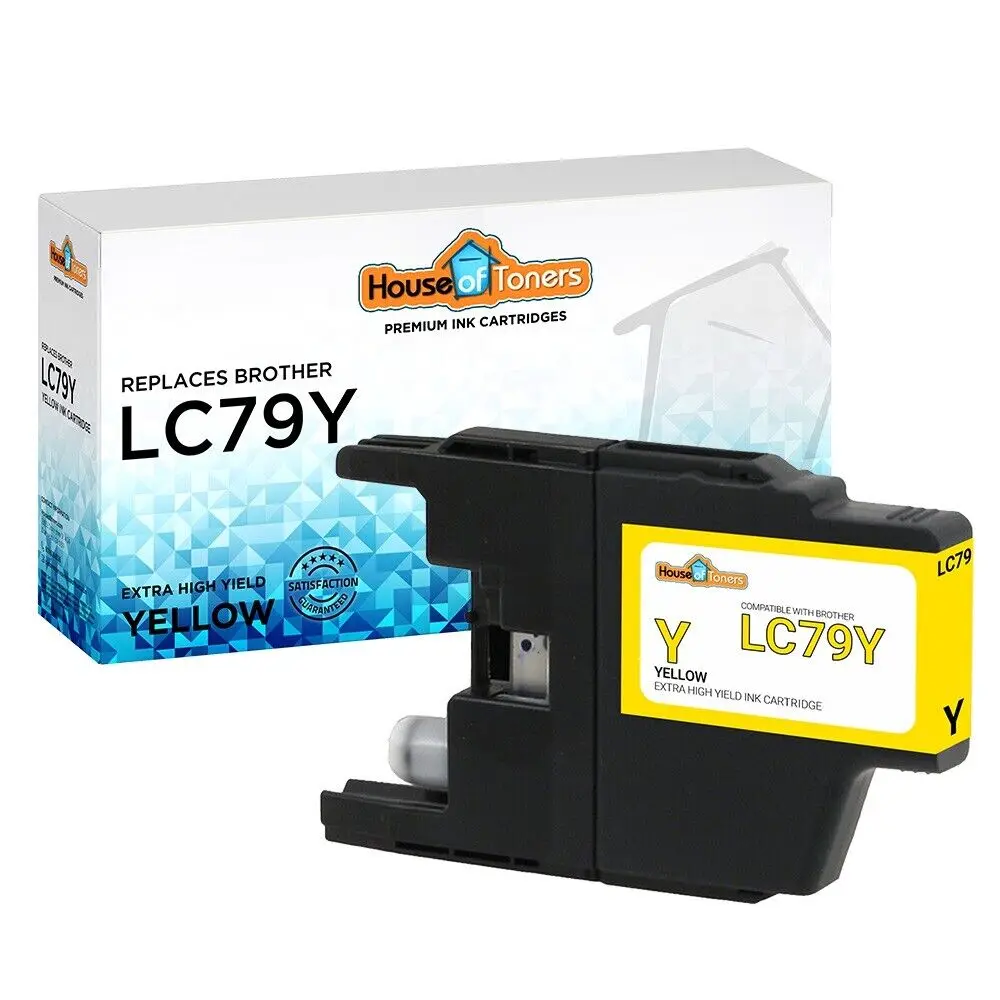 

Yellow Ink Cartridge Compatible with Brother LC79Y