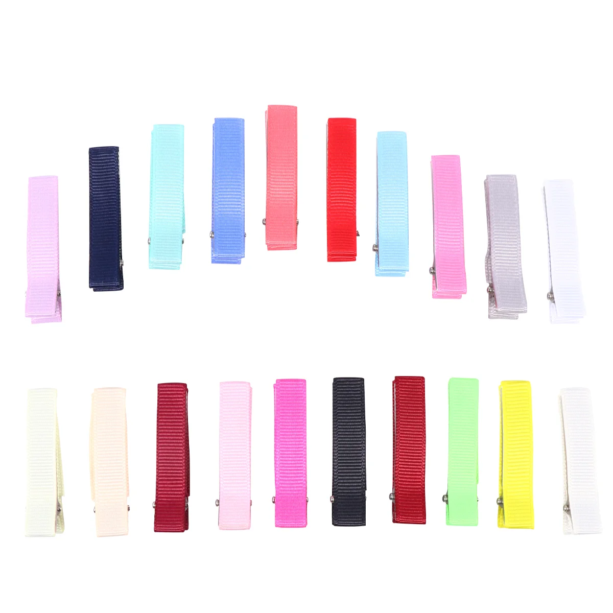 20Pcs Cloth Hair Clips Colorful Hair Creative Barrette Minimalist Bobby (Mixed Color) Hair Pins Cloth Barrette