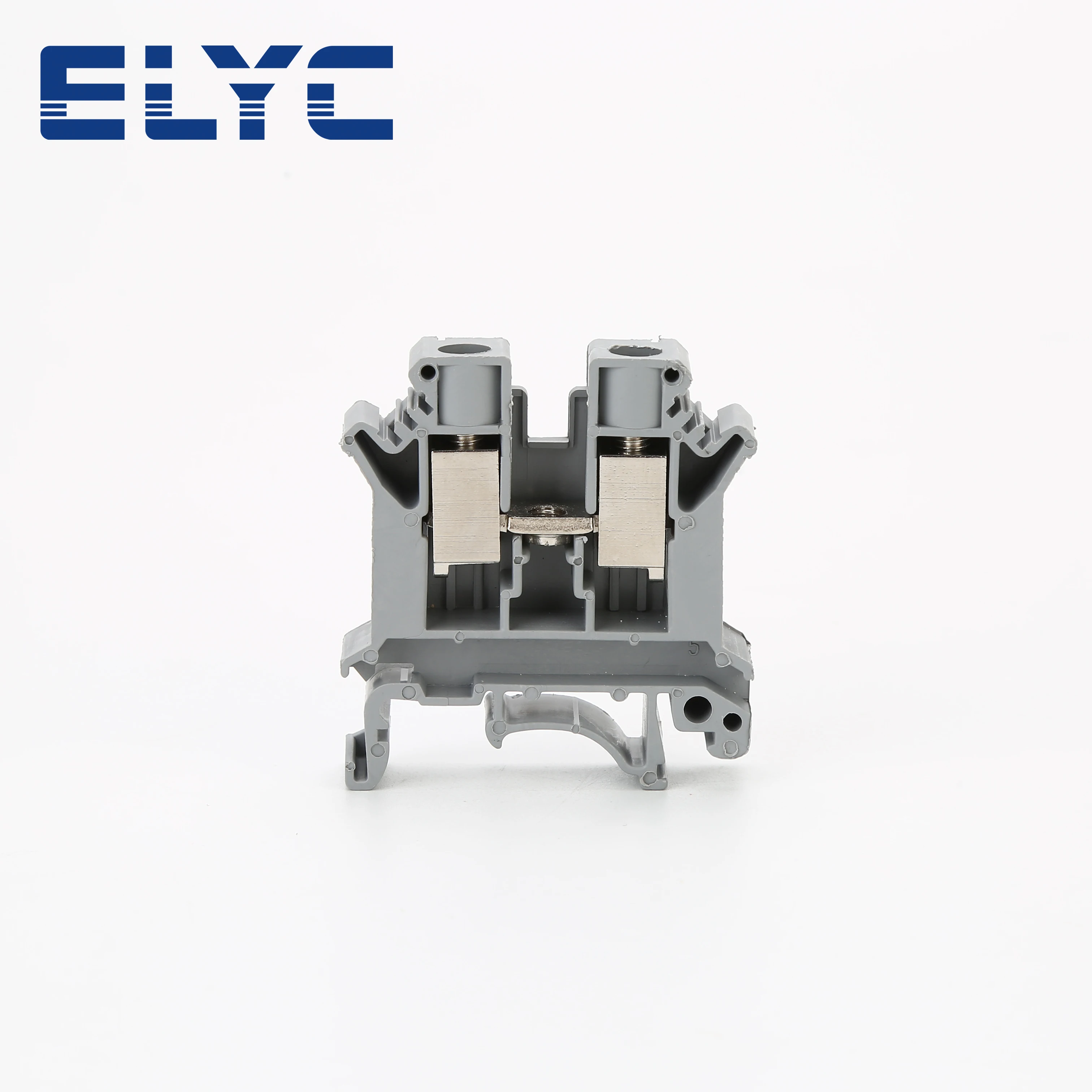 50Pcs UK10N Screw Feed-through Plug 10MM Wire Electrical Connector DIN Rail Terminal Block UK 10N