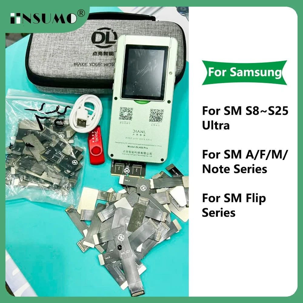 DL400 Pro LCD Screen Tester Flex Cable For Samsung S25 Ultra S21 S22 S23 S24  Flip 3/4/5 A72 A71 Display Testing Phone Repair
