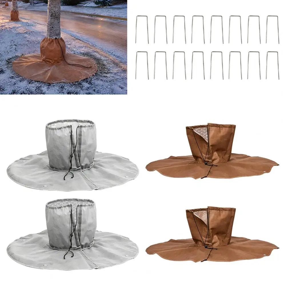 Wraps Winter Tree Root Protector Freeze Protections With Drawstring Palm Tree Root Protector Warm Protection With Ground Nails