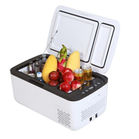 20L 12V/24V Refrigerator Mini Fridge Cooler Portable RV Driving Travel Fishing Outdoor Camping Car Freezer