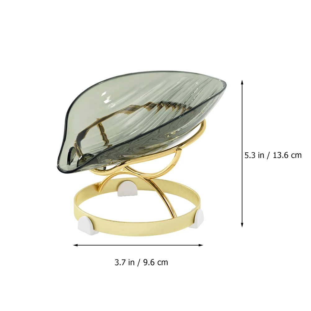 

1Pcs Soap Holder Storage Box Practical Design Keeps Soap Dry Water Drainage Modern Style Storage Rack