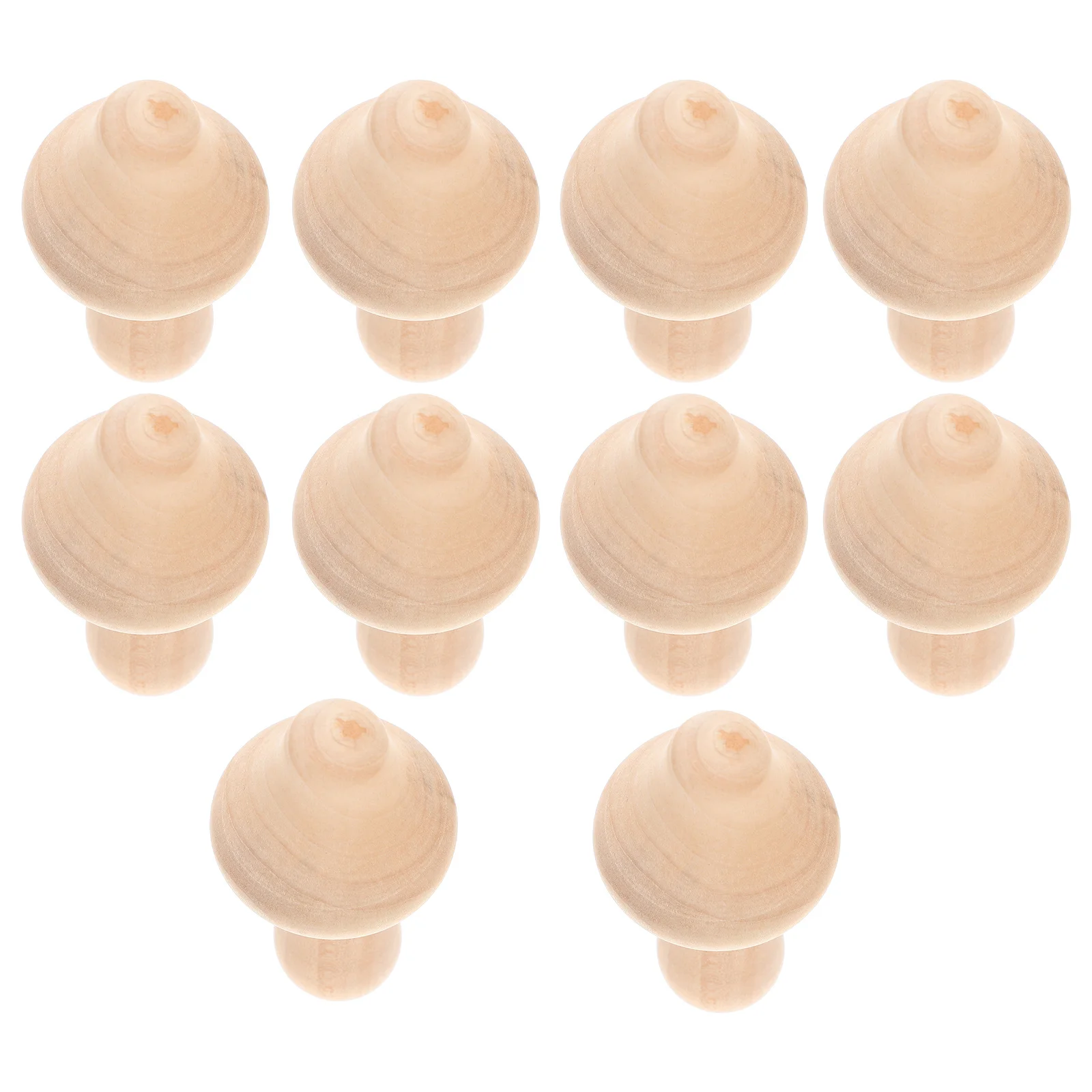 

10Pcs Wooden DIY Unfinished Mushroom Graffiti Ornaments Kids Painting Creative Decoration Educational Craft Desktop Display