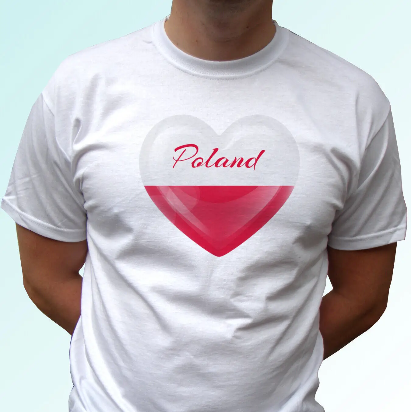 

Poland Heart t shirt top flag gift tee Polska koszulka mens womens kids sizes