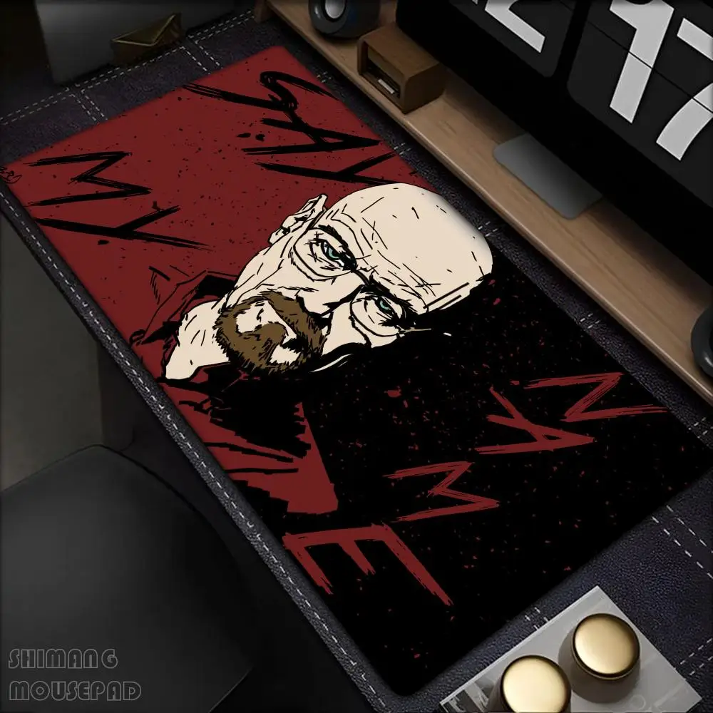 

Heisenberg Breaking Bad Mousepad Boy Pad Natural Rubber Gaming mousepad Desk Mat Size for Gameing World of tanks CS GO Zelda