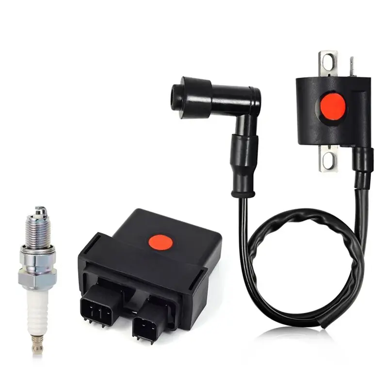 

For YFM50 50R Raptor 50 2004-2008 Ignition Coil Spark Plug CDI Box- Part Numbers 5YF-85540-00-00, 3KJ-82310-10-00