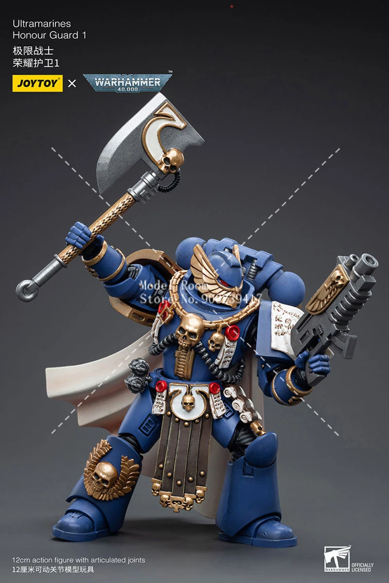 JOYTOY Warhammer 40K 1/18 Ultramarines Honor Guard Action Figur Spiel Armee Soldat Figur Puppe Modell Spielzeug für Sammlung