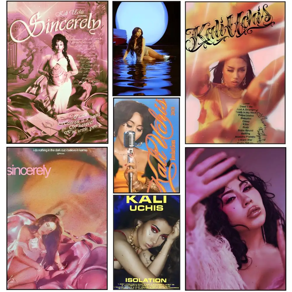 Rapper Singer K-Kali Uchis Poster HD Waterproof Aesthetic Wall For Home Decor Trendy Durable Easy To Apply Art