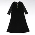 Black maxi dress