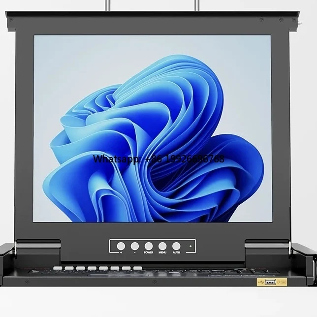 

KVM Switch MT-5708 Rack-Mounted Display with High-definition LCD and Digital IP 8 Port Multi-computer Switch