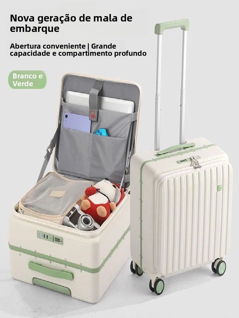 lightweight-luggage-carry-on-deep-storage-18-inch-suitcase-for-men-and-women-short-trip-pulling-rod-password-box