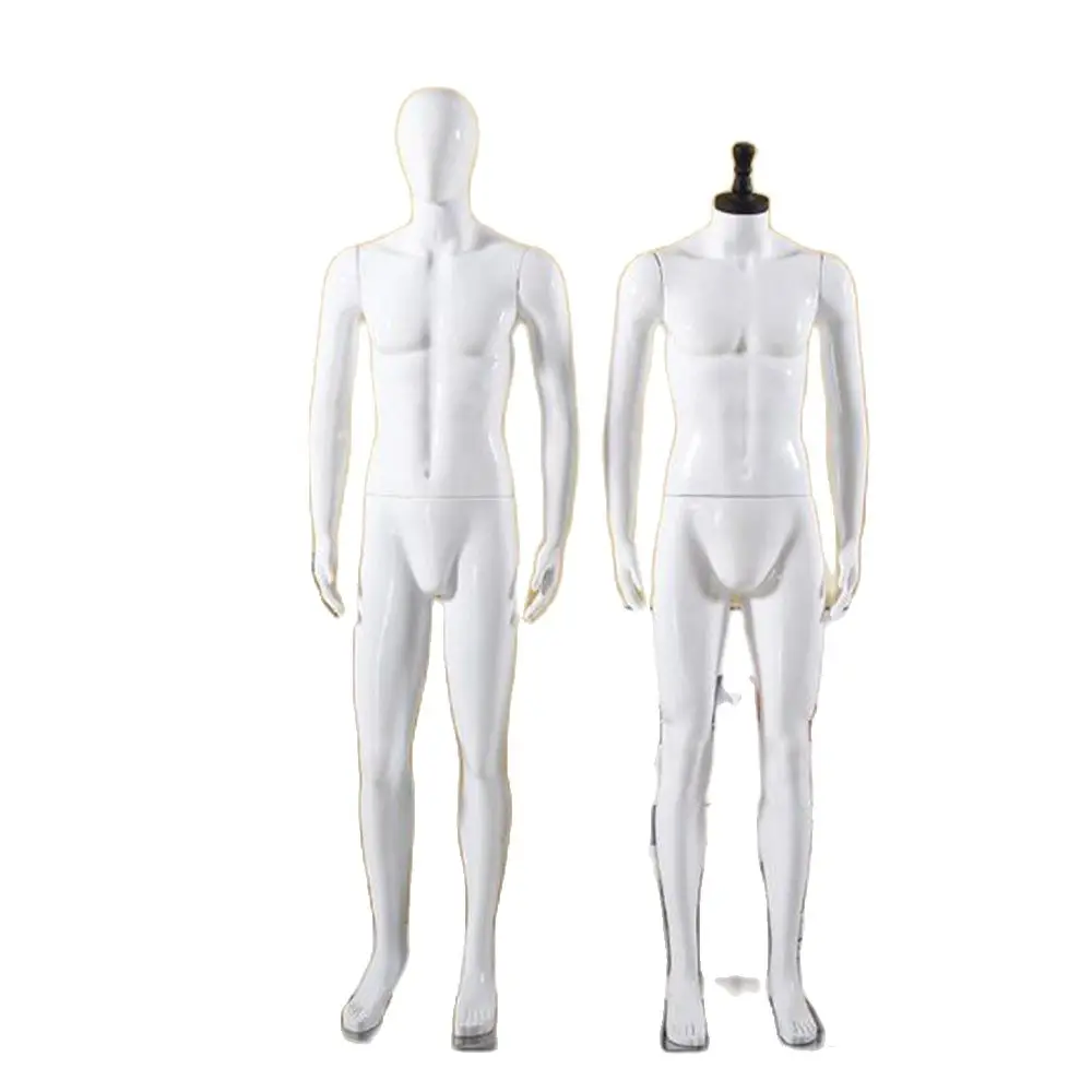 Plastic Full ABS Male Art Cloth Mannequin for Body Model, Display Stand, Wedding Dress Store, Iron Base, Dummy Platform, D144