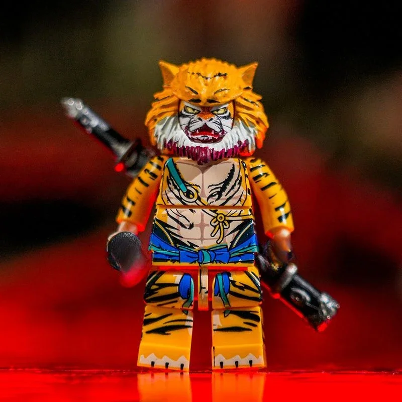 New Black Myth WuKong Huangfengling Tiger Pioneer Block Man Children's DIY Educational Toys Models Gifts for Kids