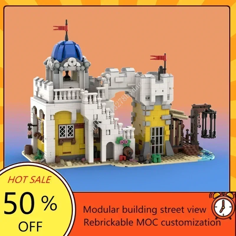 1994 шт. MOC средневековый замок пиратов, модель императорской бриды, пазлы на заказ, технология, сделай сам, креативная сборка, игрушки, подарки для детей