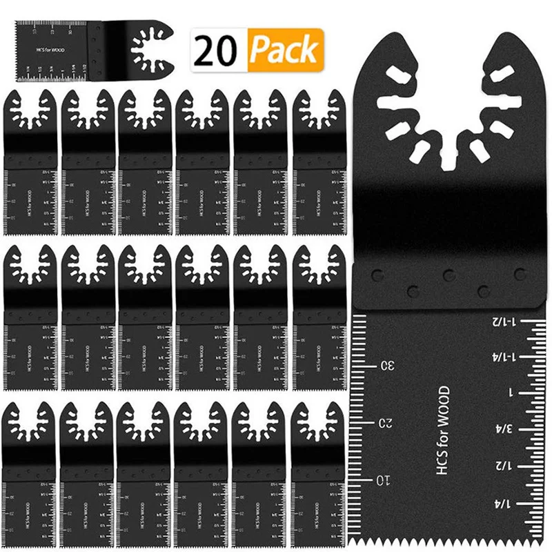 

10/20 pack Multi Tool Blades Oscillating Fine Teeth Saw Renovation Electrician Renovator Cut Tool Blade For Wood Plastic Cutting