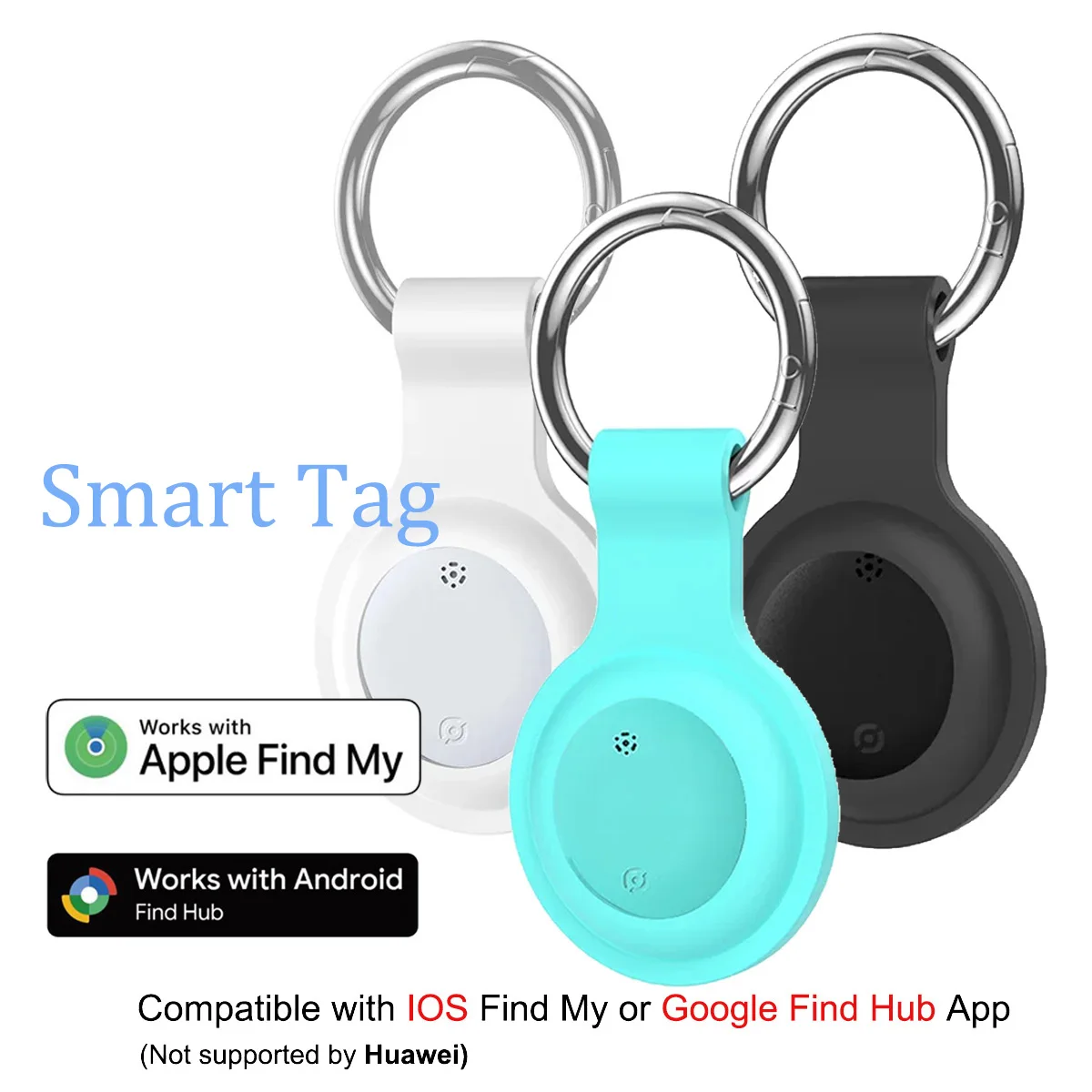 

Bluetooth Tracker for IOS or Android, Smart Tracking Tag/Key Finder/Luggage Tracker/Item Locator Supports Both Apple and Android